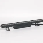 Black Bracket-Mounted Linear Wall Washer