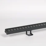 Black Bracket-Mounted Linear Wall Washer