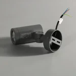Grey Compact Base-Mount Spotlight