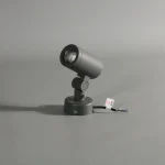 Grey Compact Base-Mount Spotlight