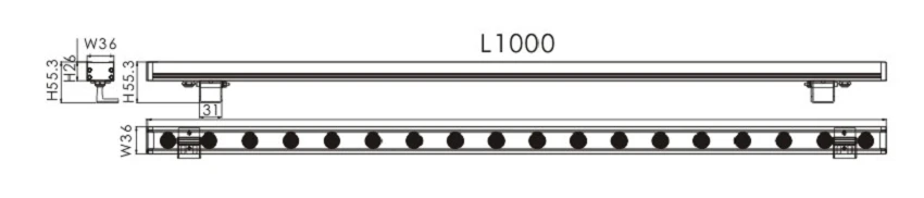 24W Linear Wall Washer