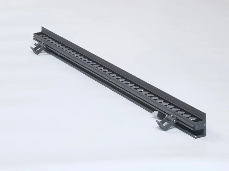 Black Linear Wall Washer with Glare Shield