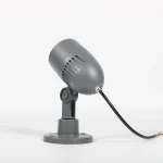 Grey Pedestal Reflector Spotlight
