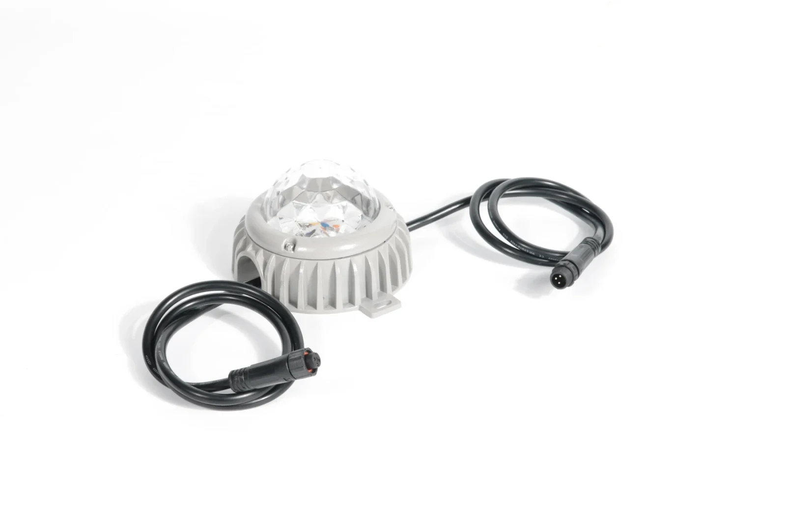 Silver Faceted-Dome Point Light