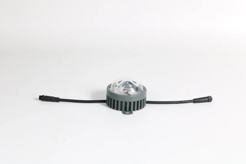 Low-Profile Faceted-Dome Point Light