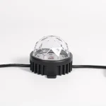 Black Faceted-Dome Point Light