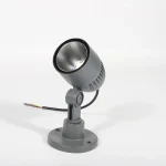 Grey Pedestal Reflector Spotlight