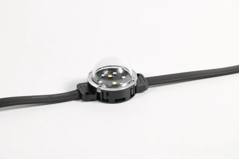 Compact Round Pixel Node – Black Housing