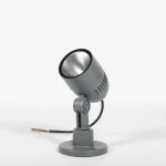 Grey Pedestal Reflector Spotlight