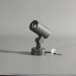 Grey Compact Base-Mount Spotlight