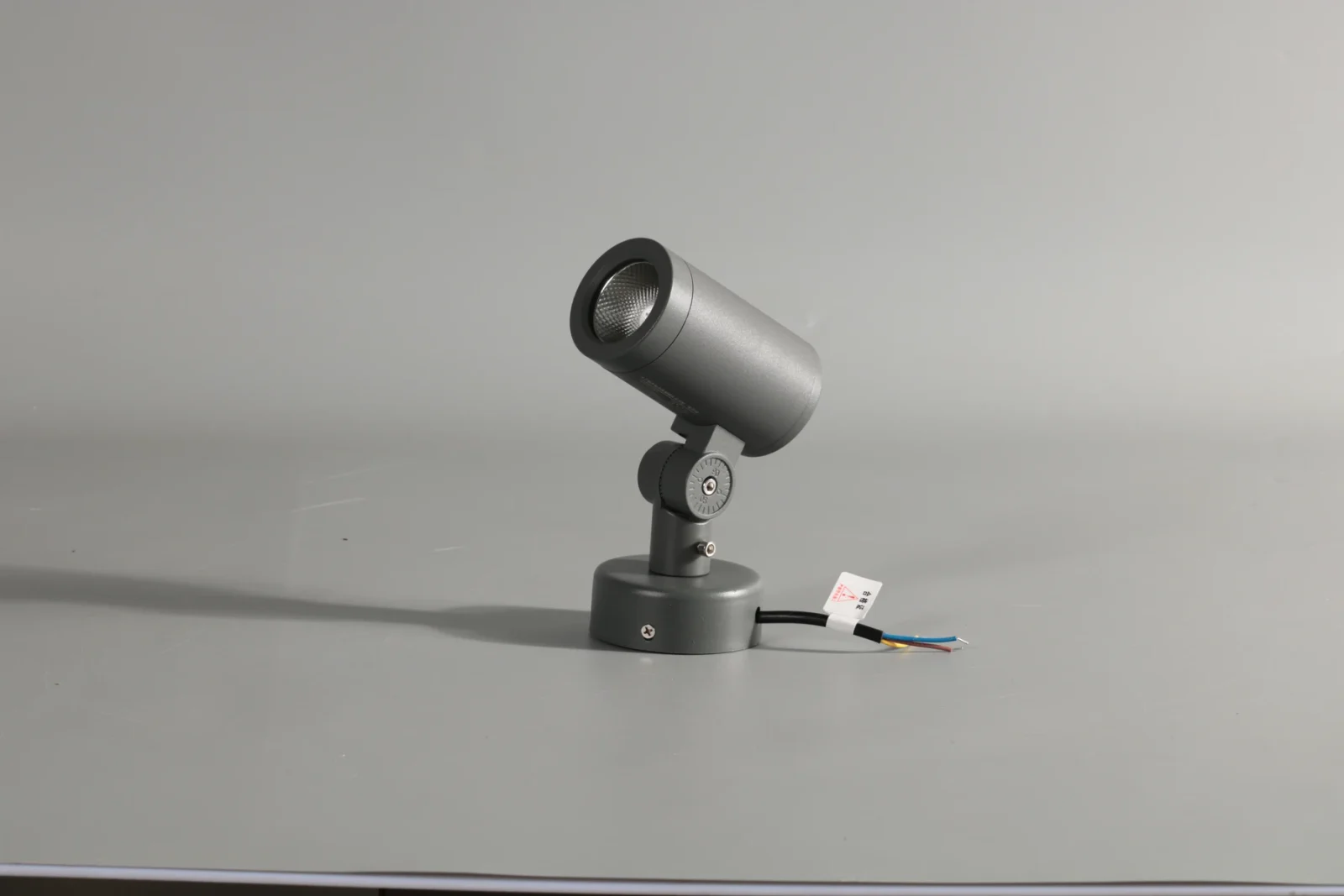 Grey Compact Base-Mount Spotlight